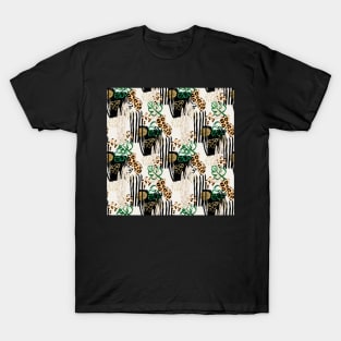 Abstract Jungle Palm Summer Pattern T-Shirt